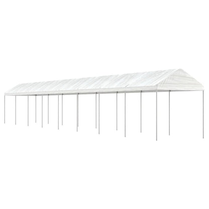 Pavillon Mit Dach Weiß 2,28X2,23X2,69 M Polyethylen