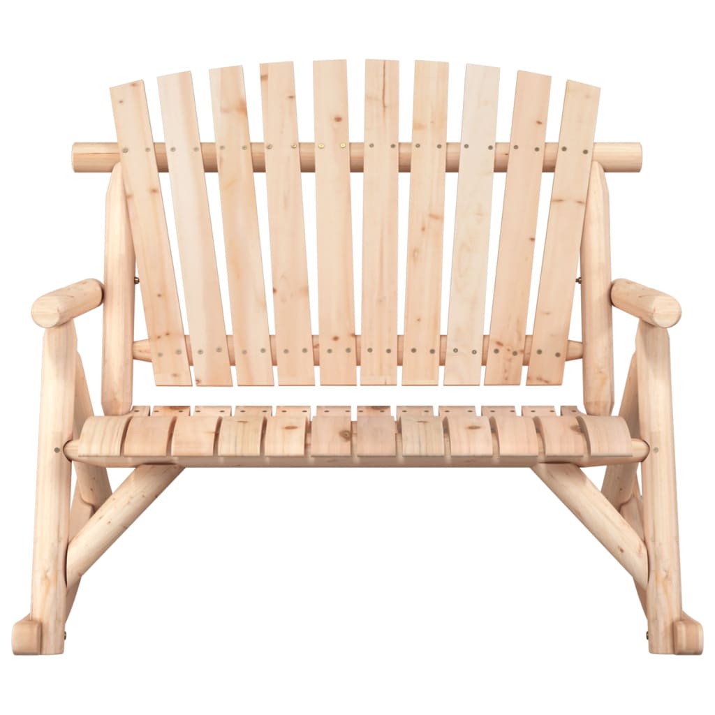 Garten-Schaukelbank 2-Sitzer 123X96X102 Cm Massivholz Fichte