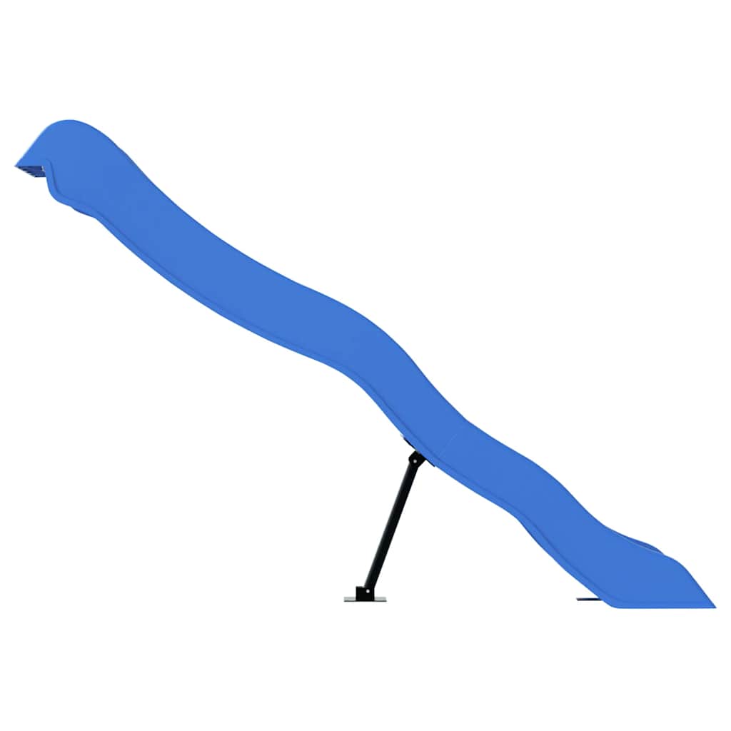 Kinderrutsche Blau 174X38 Cm Polypropylen Grau Sonoma