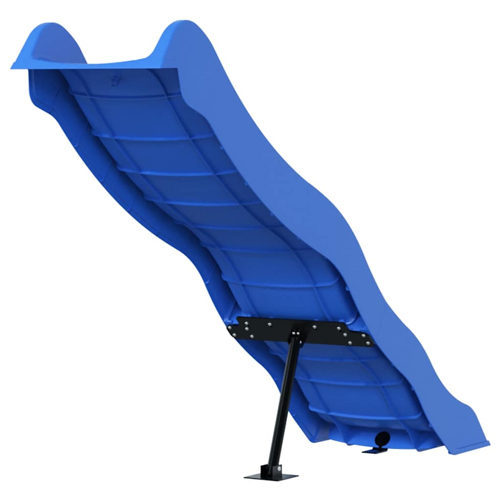 Kinderrutsche Blau 174X38 Cm Polypropylen Grau Sonoma
