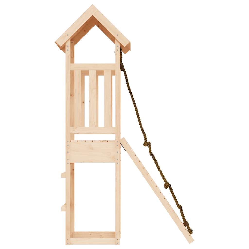 Spielturm Mit Kletterwand Massivholz Kiefer