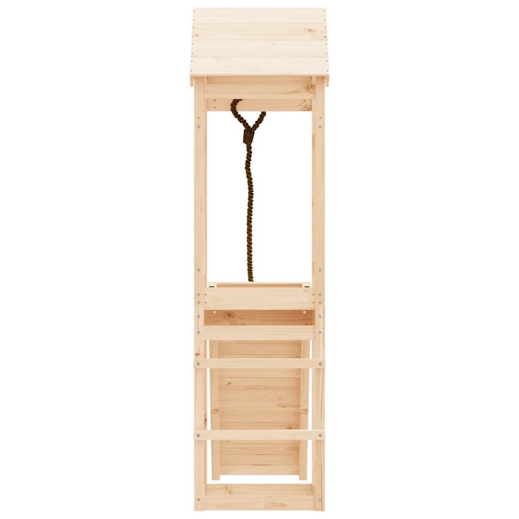 Spielturm Mit Kletterwand Massivholz Kiefer