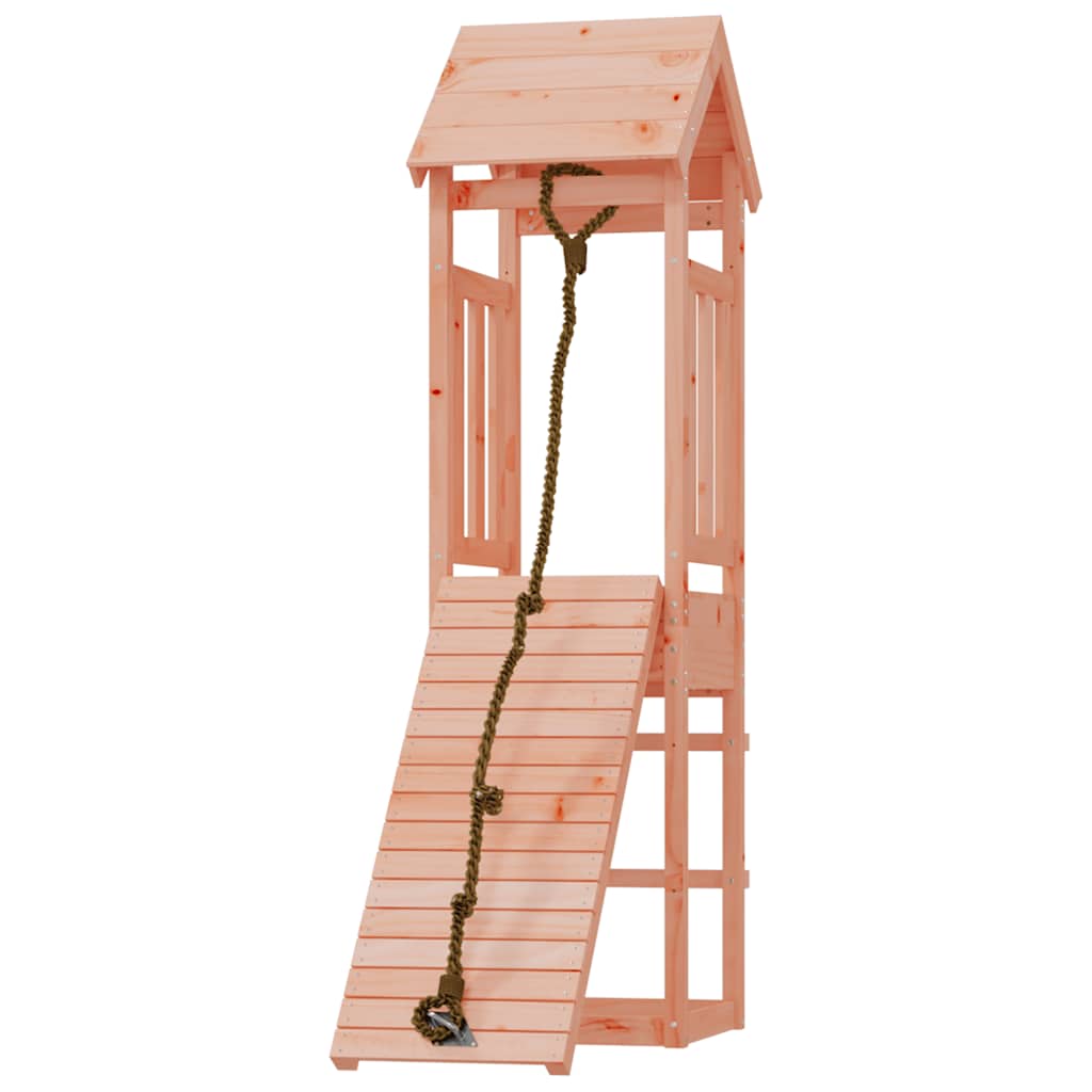 Spielturm Mit Kletterwand Massivholz Douglasie
