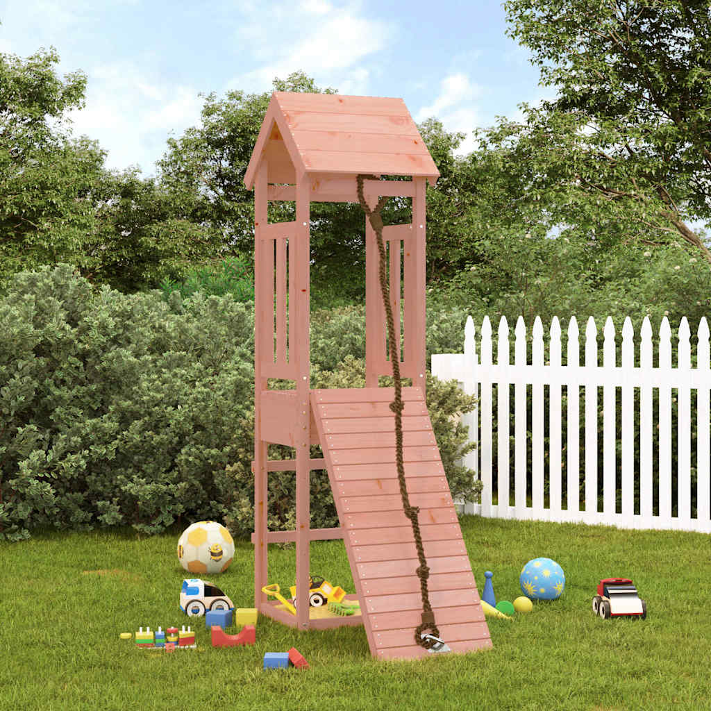 Spielturm Mit Kletterwand Massivholz Douglasie
