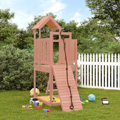 Spielturm Mit Kletterwand Massivholz Douglasie