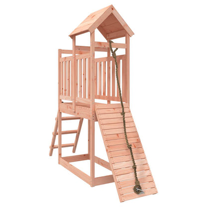 Spielturm Mit Kletterwand Massivholz Douglasie