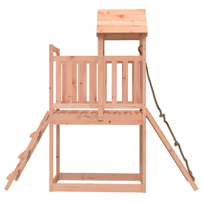 Spielturm Mit Kletterwand Massivholz Douglasie