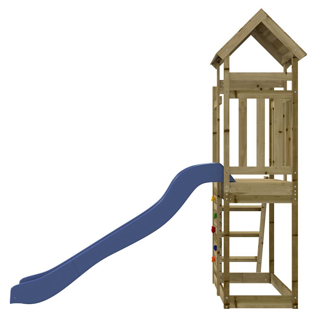 Spielturm Imprägniertes Kiefernholz Sonoma Eiche