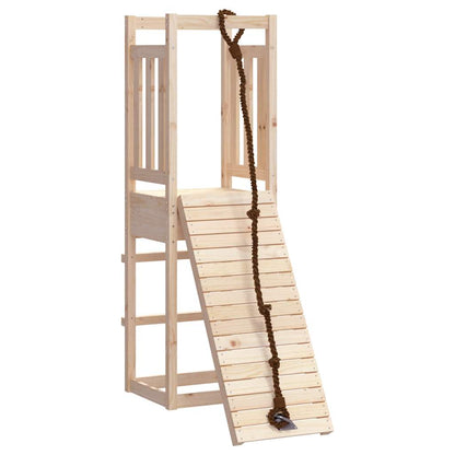 Spielturm Mit Kletterwand Massivholz Kiefer