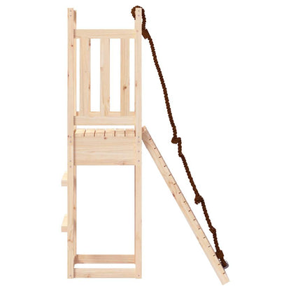 Spielturm Mit Kletterwand Massivholz Kiefer