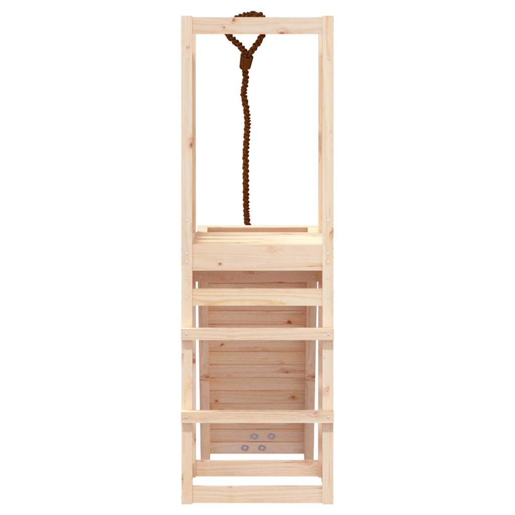 Spielturm Mit Kletterwand Massivholz Kiefer