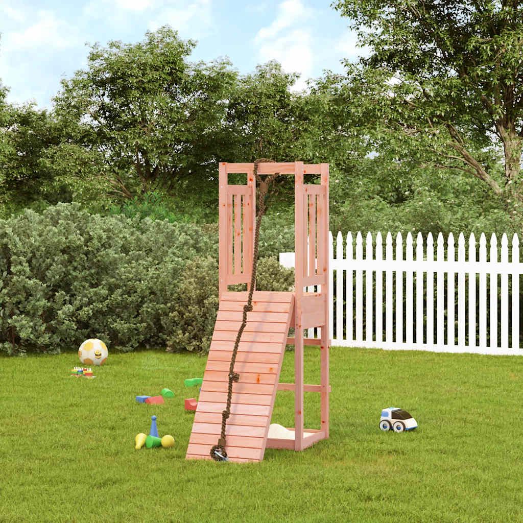 Spielturm Mit Kletterwand Massivholz Douglasie