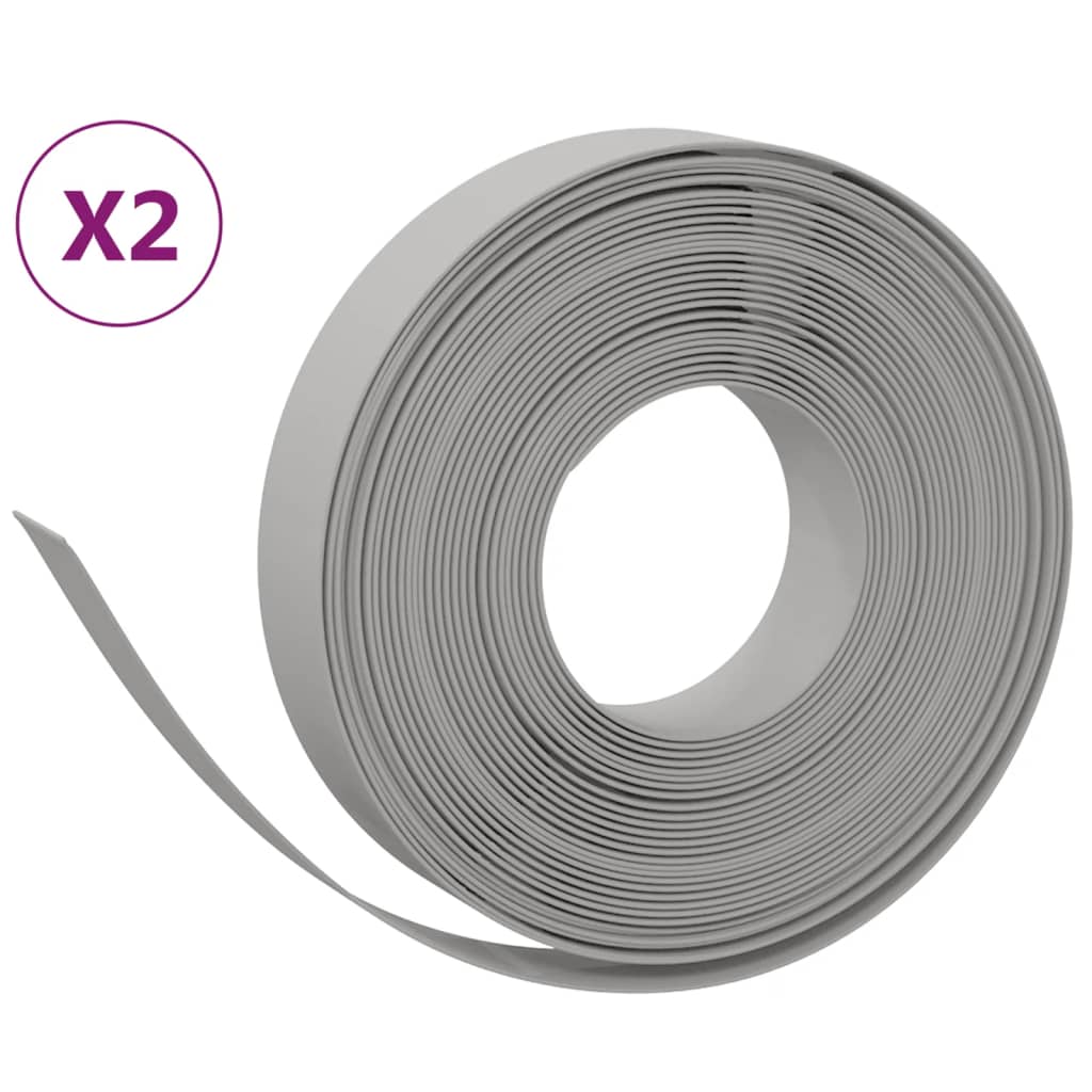 Rasenkanten 2 Stk. 10 M 10 Cm Polyethylen