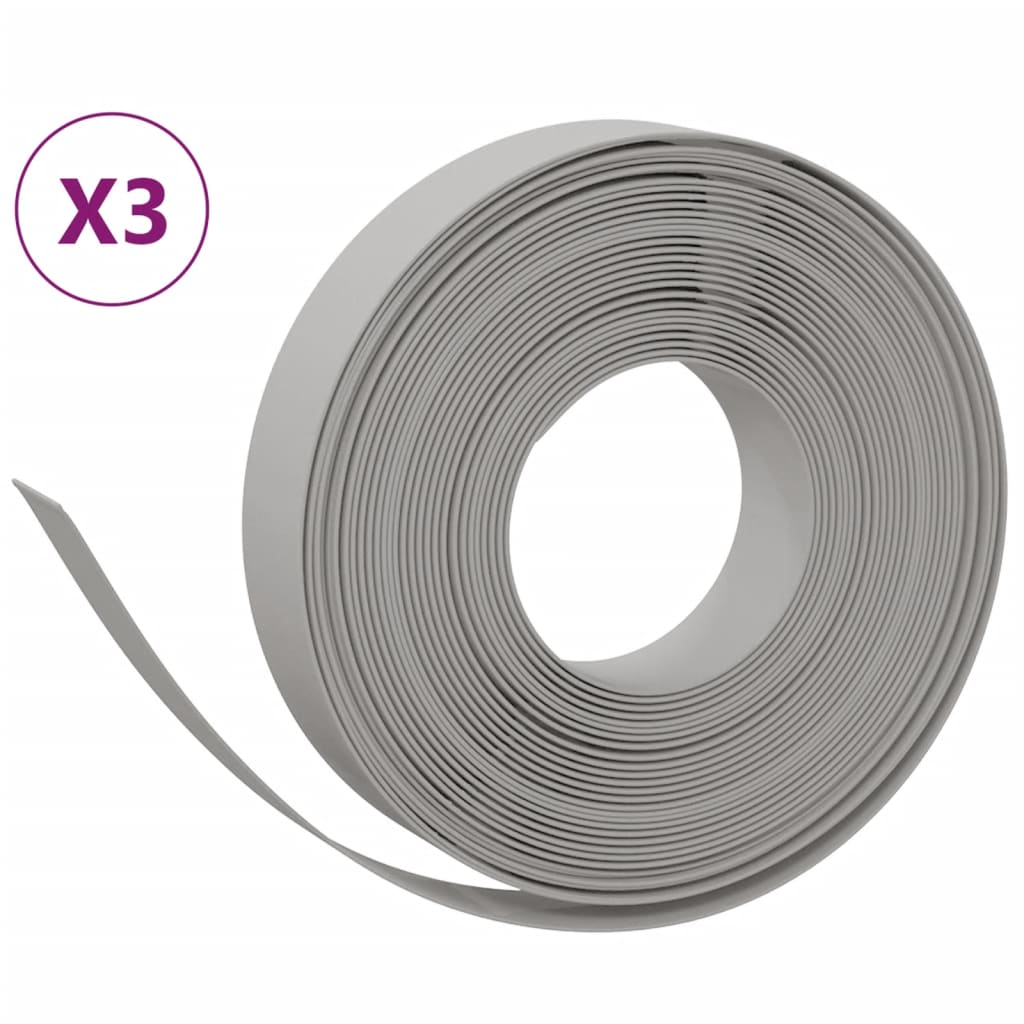 Rasenkanten 3 Stk. 10 M 10 Cm Polyethylen