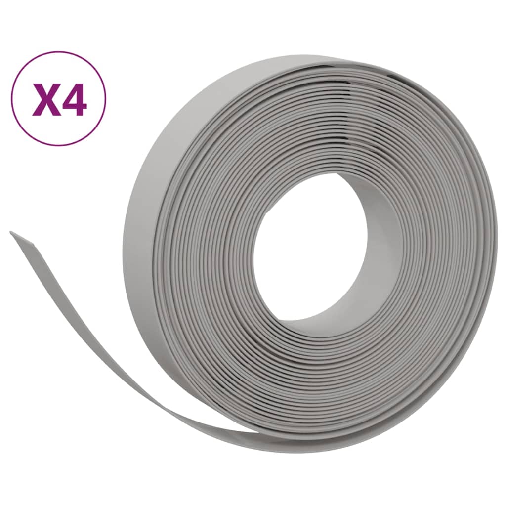 Rasenkanten 4 Stk. 10 M 10 Cm Polyethylen