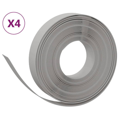 Rasenkanten 4 Stk. 10 M 10 Cm Polyethylen