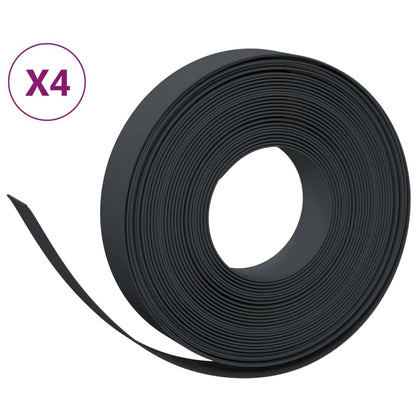 Rasenkanten 4 Stk. 10 M 10 Cm Polyethylen