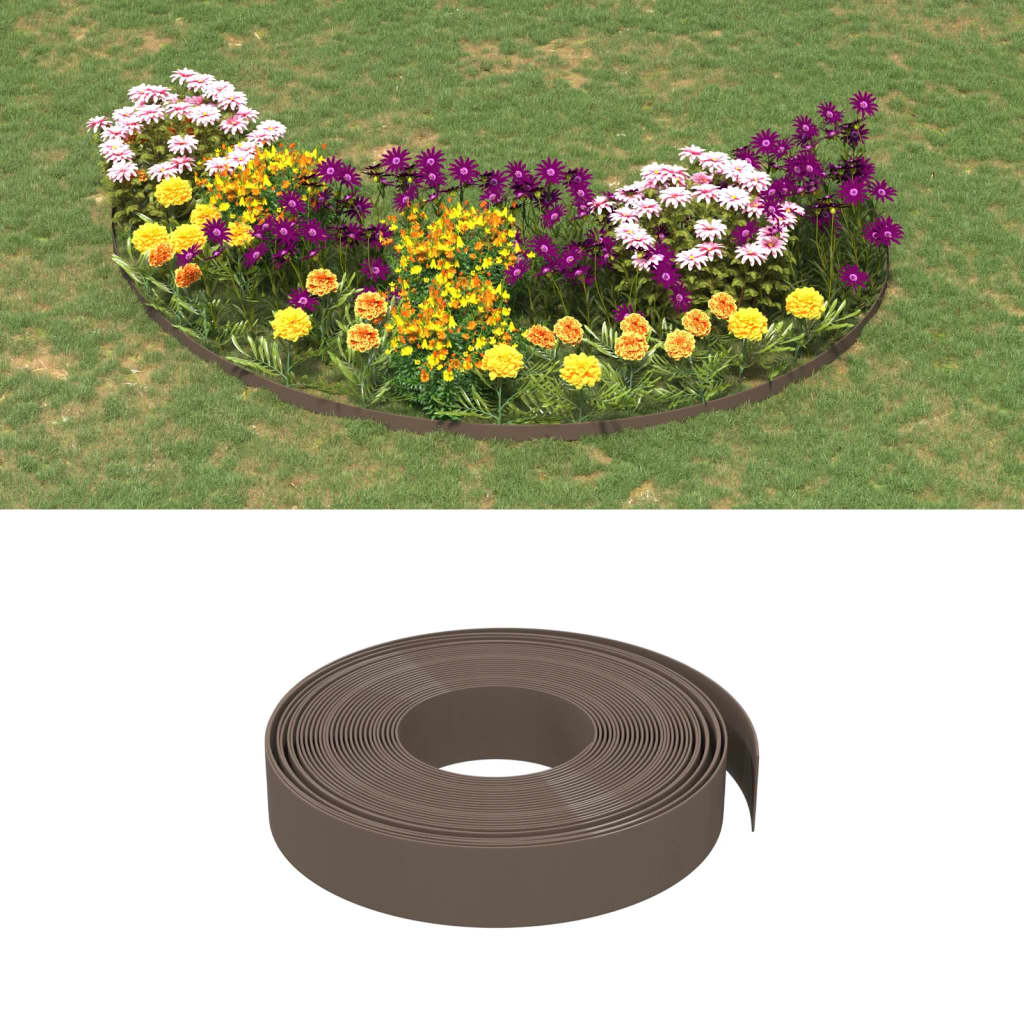 Rasenkanten 3 Stk. 10 M 10 Cm Polyethylen