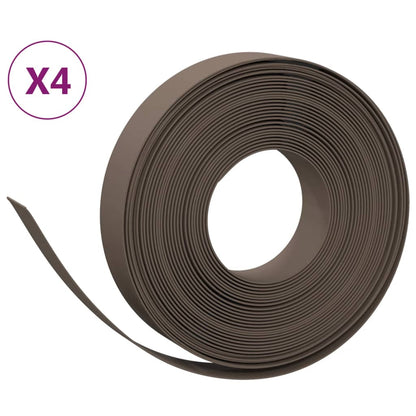 Rasenkanten 4 Stk. 10 M 10 Cm Polyethylen
