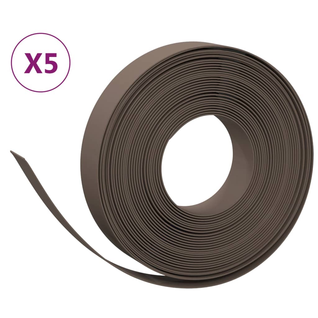 Rasenkanten 5 Stk. 10 M 10 Cm Polyethylen