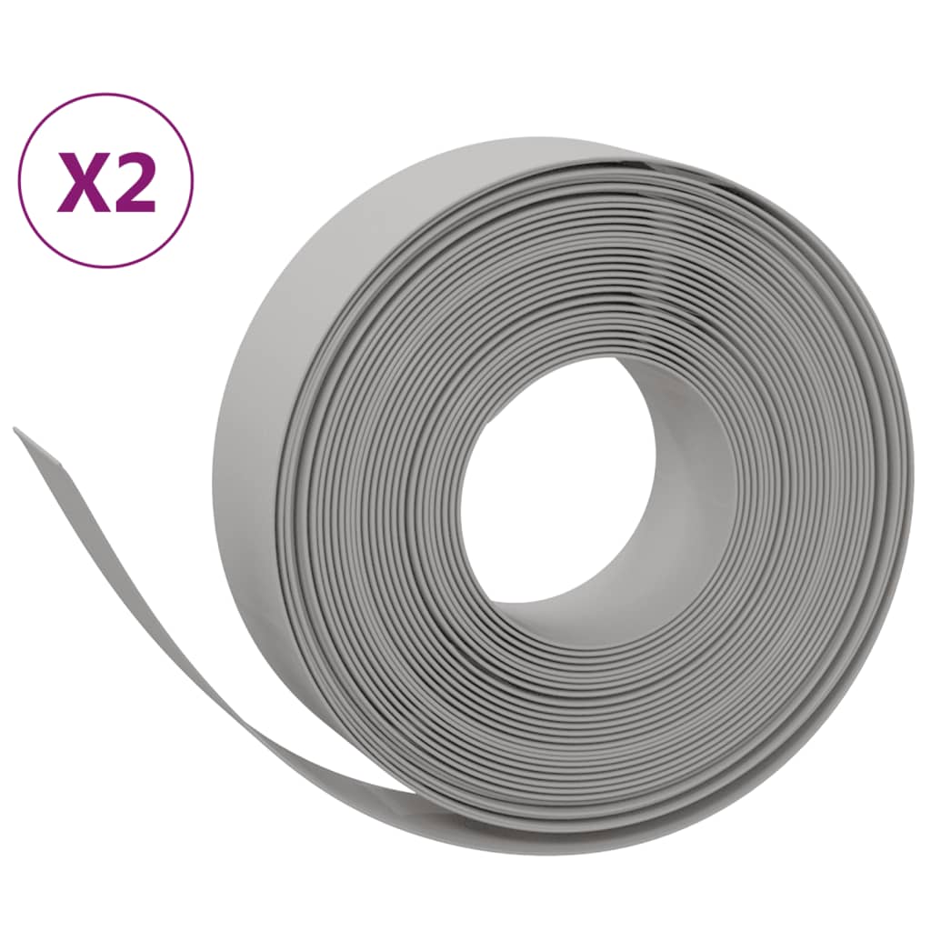Rasenkanten 2 Stk. 10 M 15 Cm Polyethylen