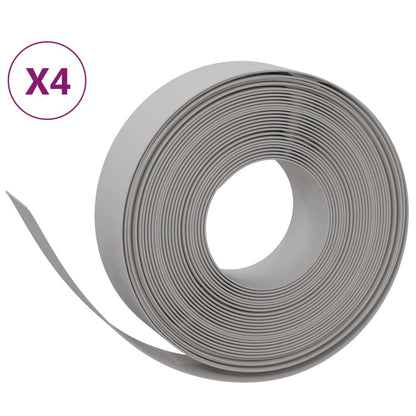 Rasenkanten 4 Stk. 10 M 15 Cm Polyethylen