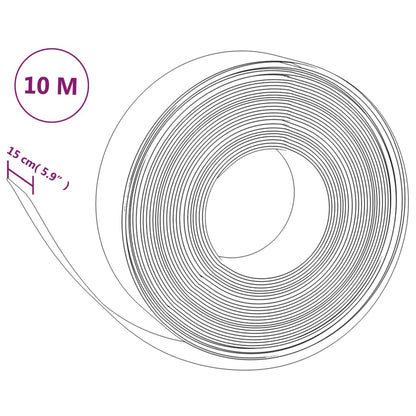 Rasenkanten 4 Stk. 10 M 15 Cm Polyethylen