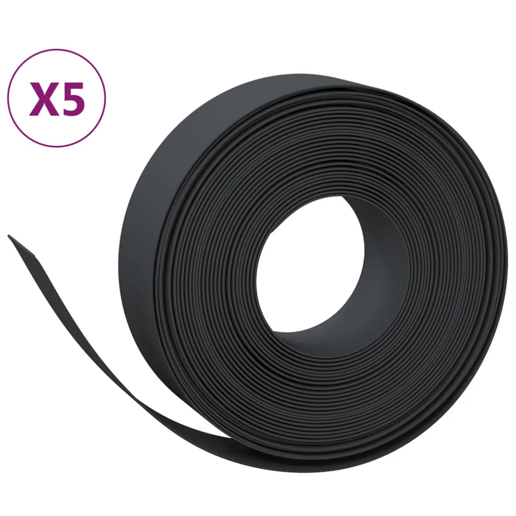 Rasenkanten 5 Stk. 10 M 15 Cm Polyethylen