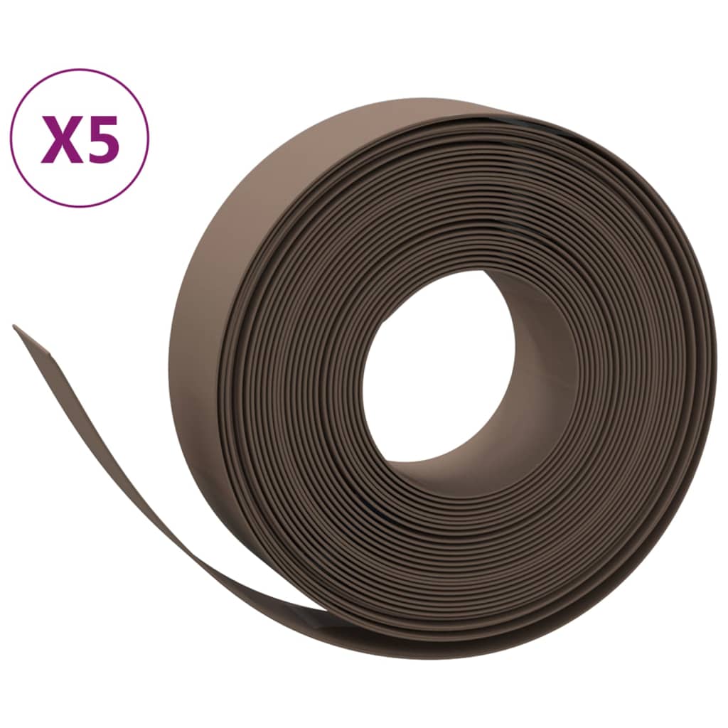 Rasenkanten 5 Stk. 10 M 15 Cm Polyethylen