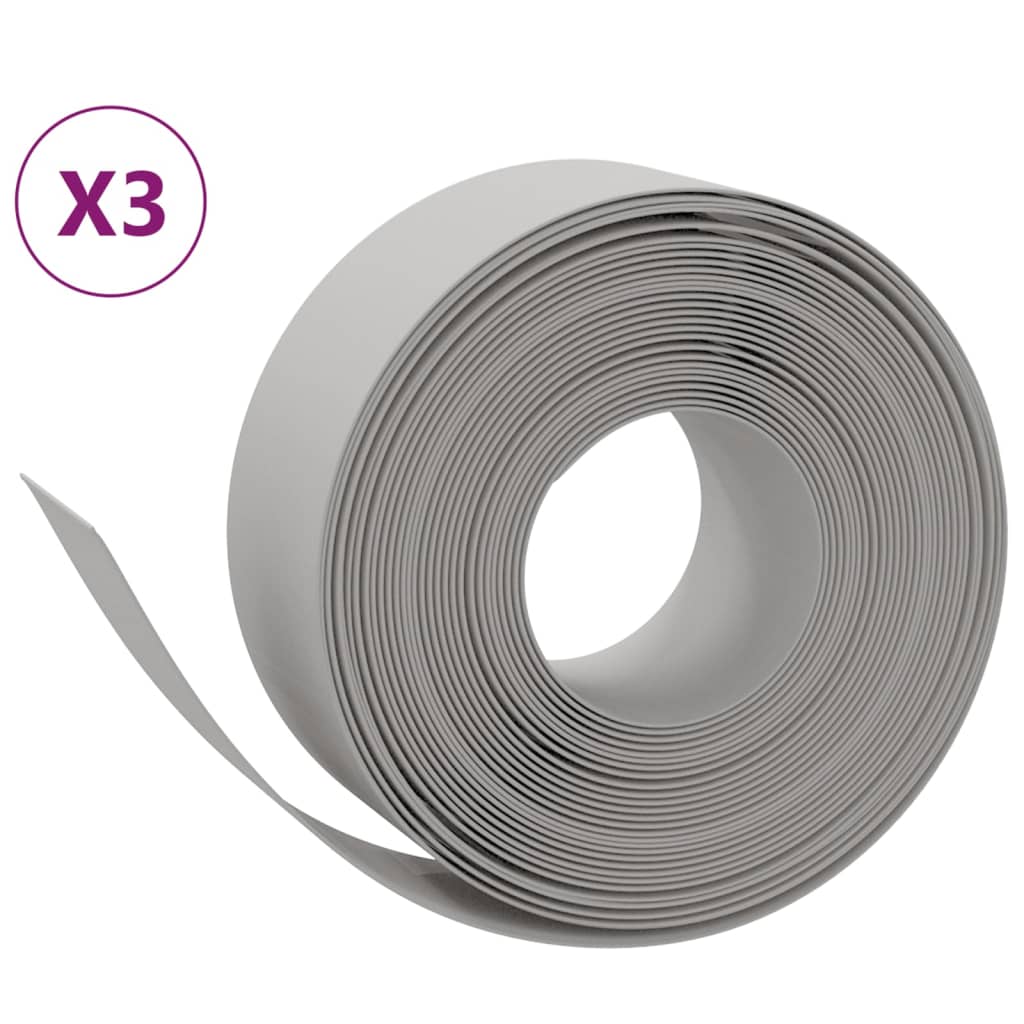 Rasenkanten 3 Stk. 10 M 20 Cm Polyethylen