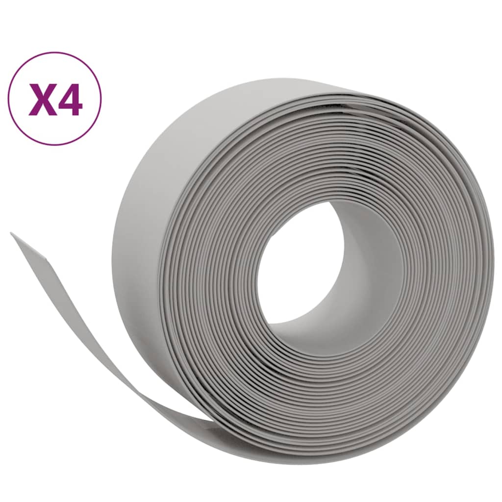 Rasenkanten 4 Stk. 10 M 20 Cm Polyethylen