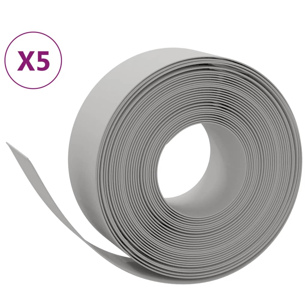 Rasenkanten 5 Stk. 10 M 20 Cm Polyethylen