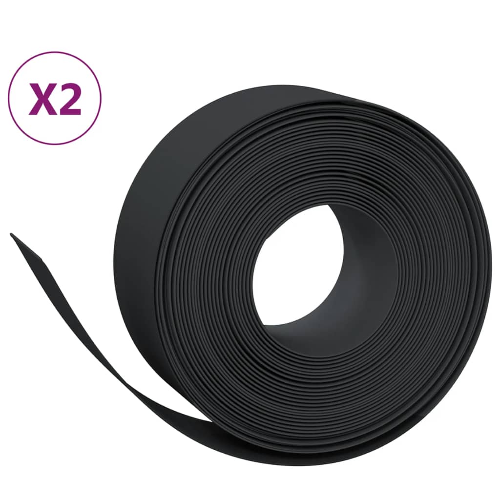 Rasenkanten 2 Stk. 10 M 20 Cm Polyethylen