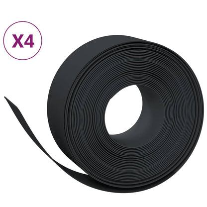 Rasenkanten 4 Stk. 10 M 20 Cm Polyethylen