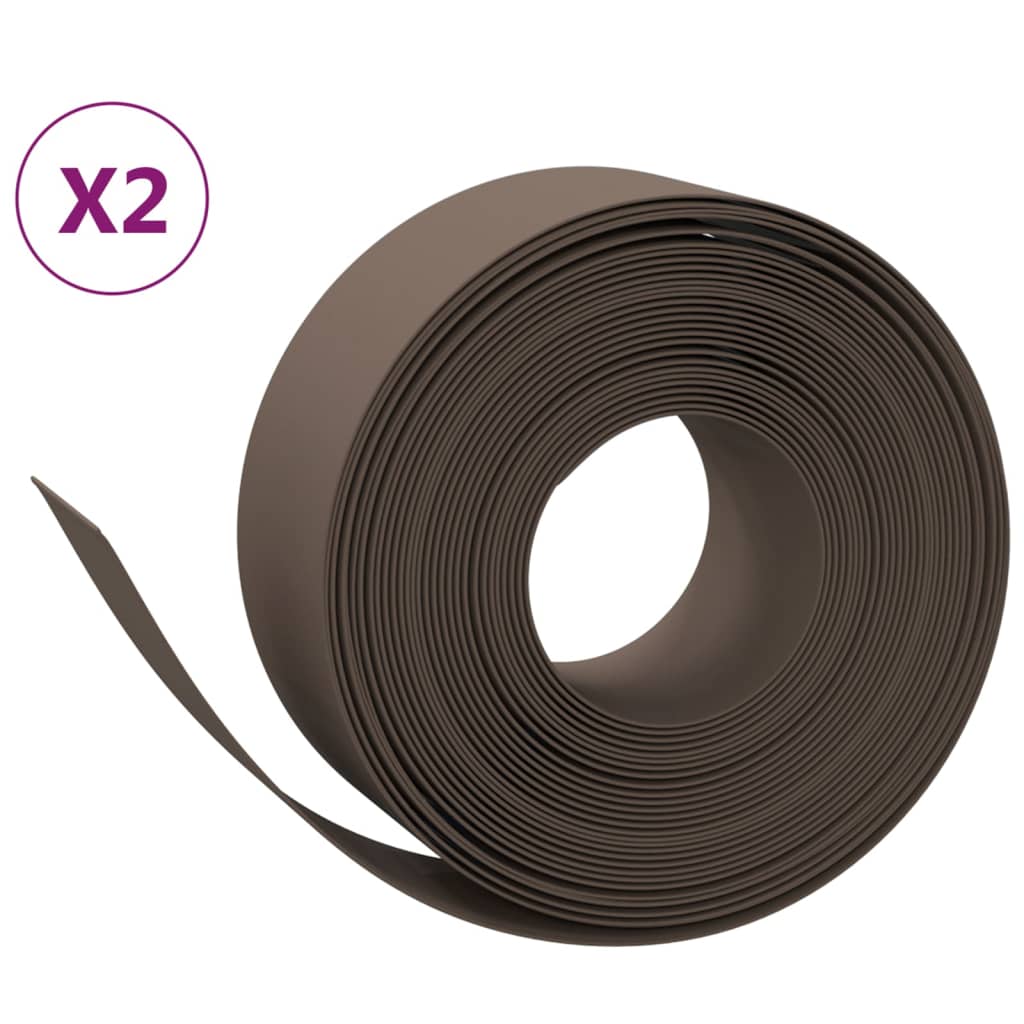 Rasenkanten 2 Stk. 10 M 20 Cm Polyethylen