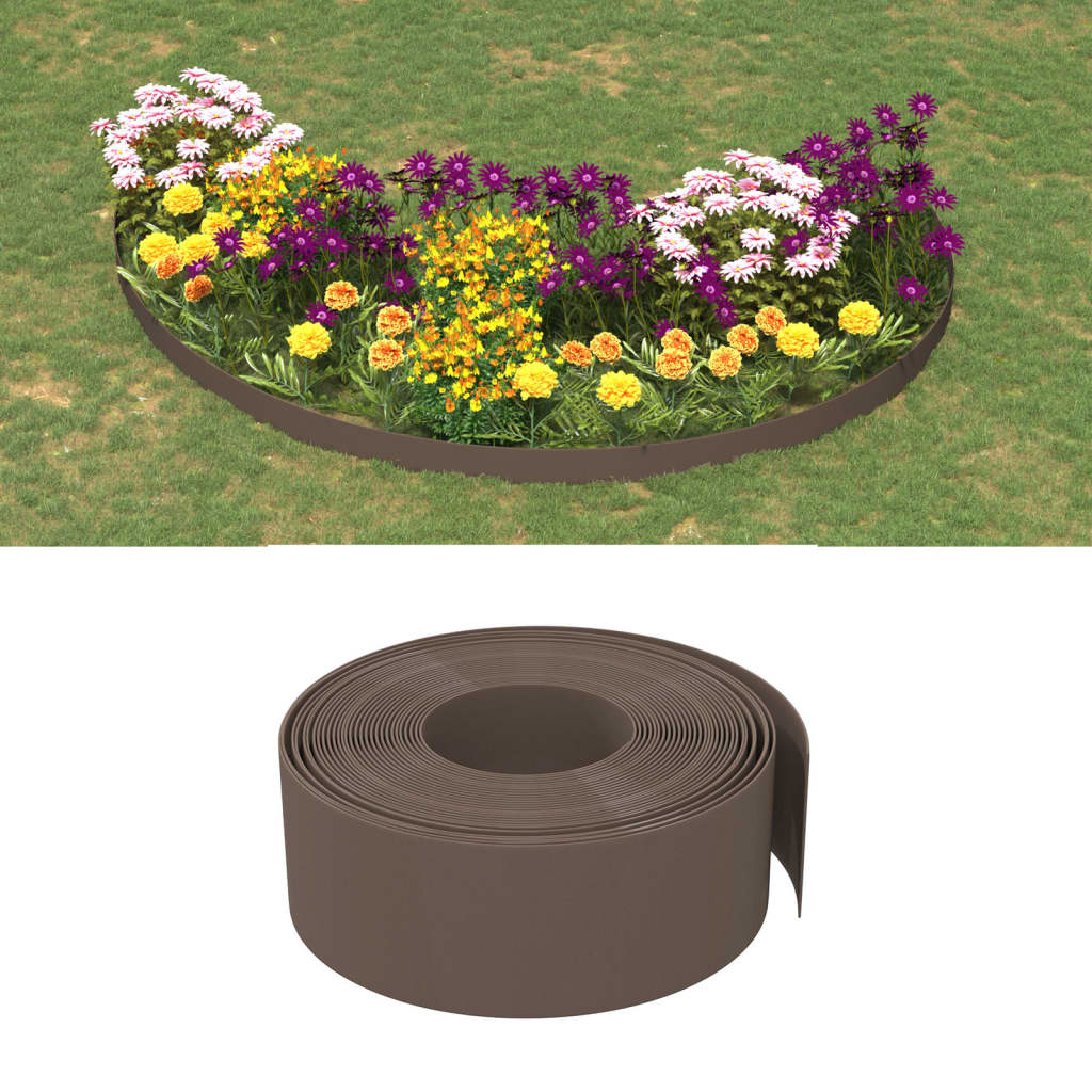 Rasenkanten 5 Stk. 10 M 20 Cm Polyethylen
