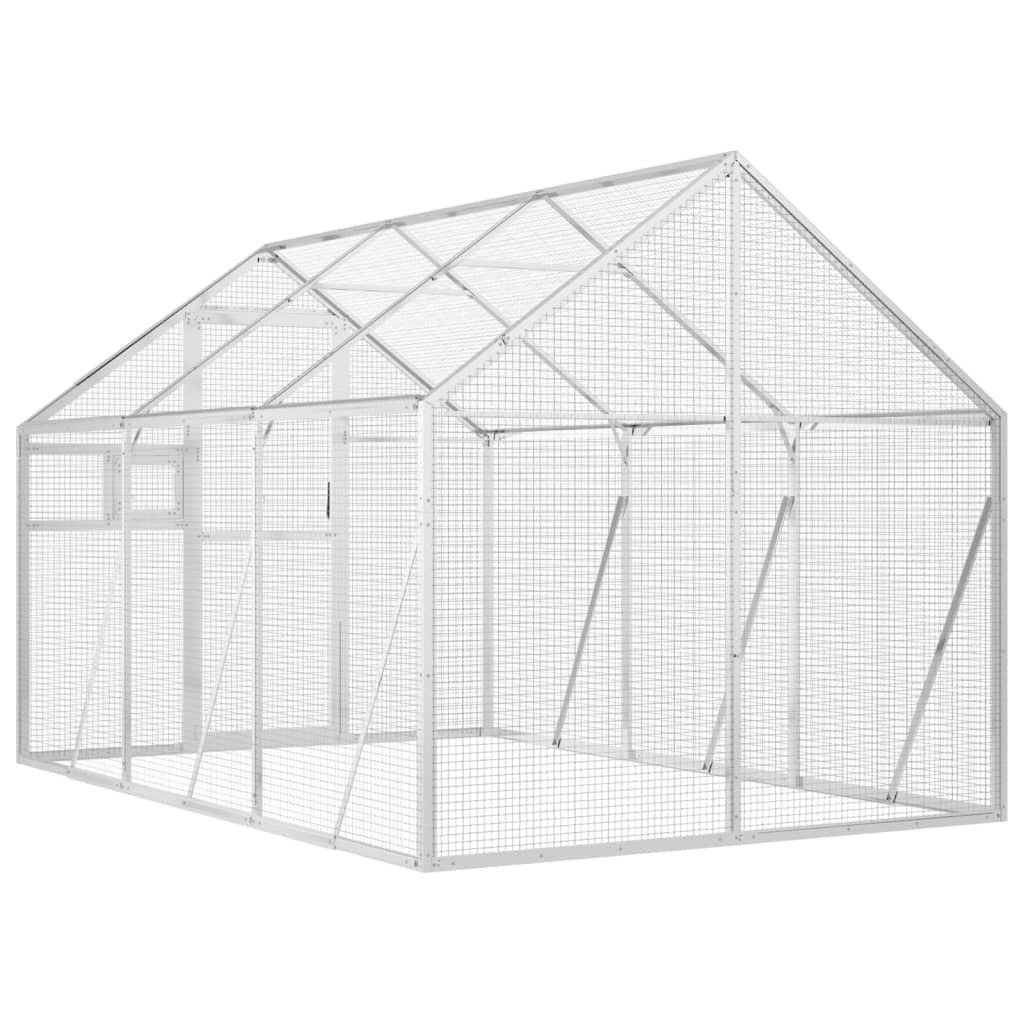 Voliere N 1,79X3X1,85 M Aluminium