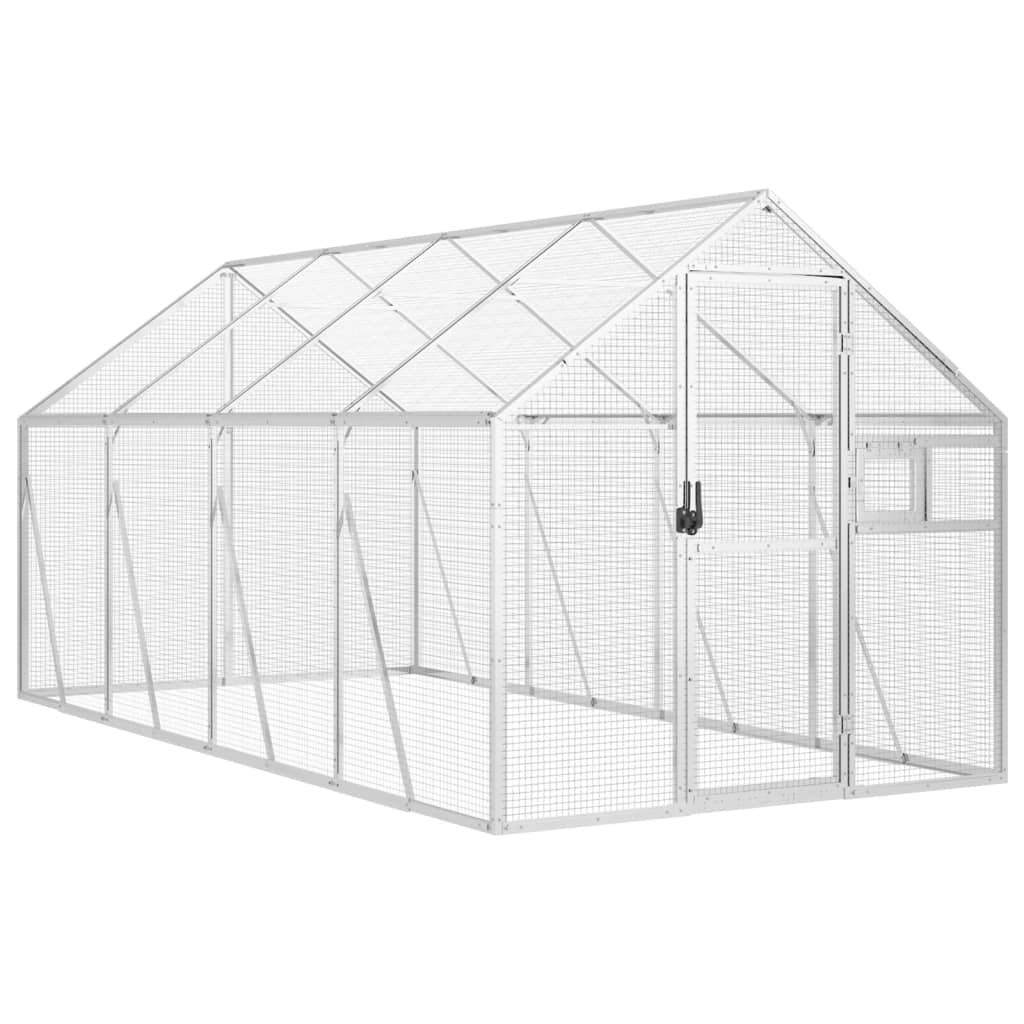 Voliere N 1,79X4X1,85 M Aluminium