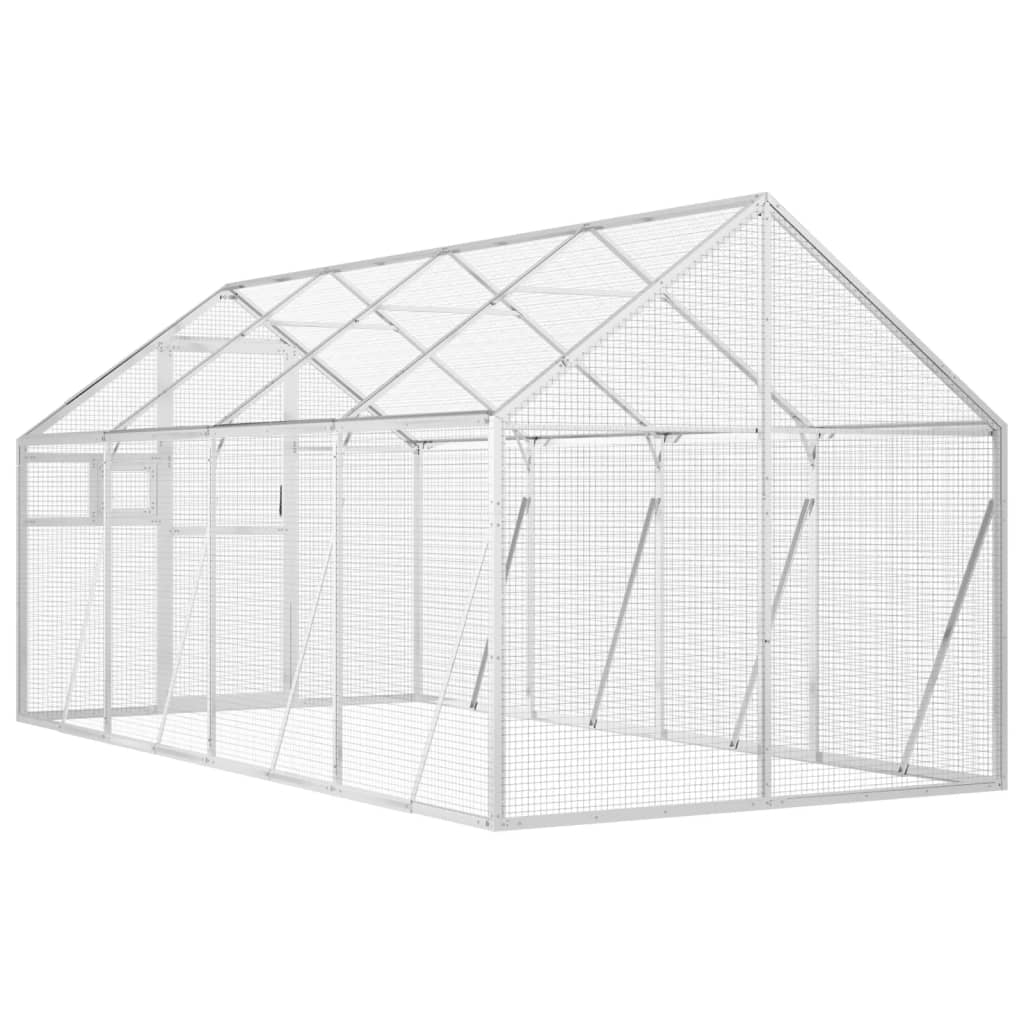 Voliere N 1,79X4X1,85 M Aluminium
