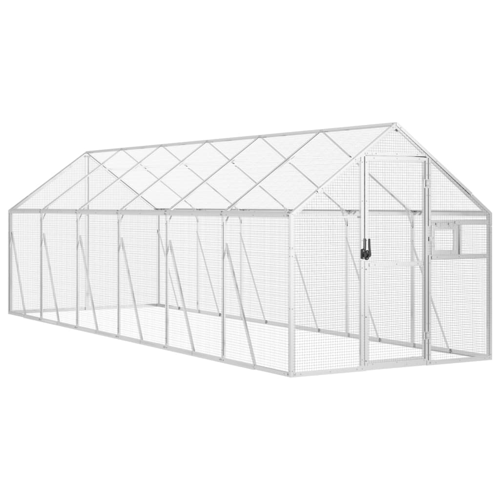 Voliere N 1,79X6X1,85 M Aluminium