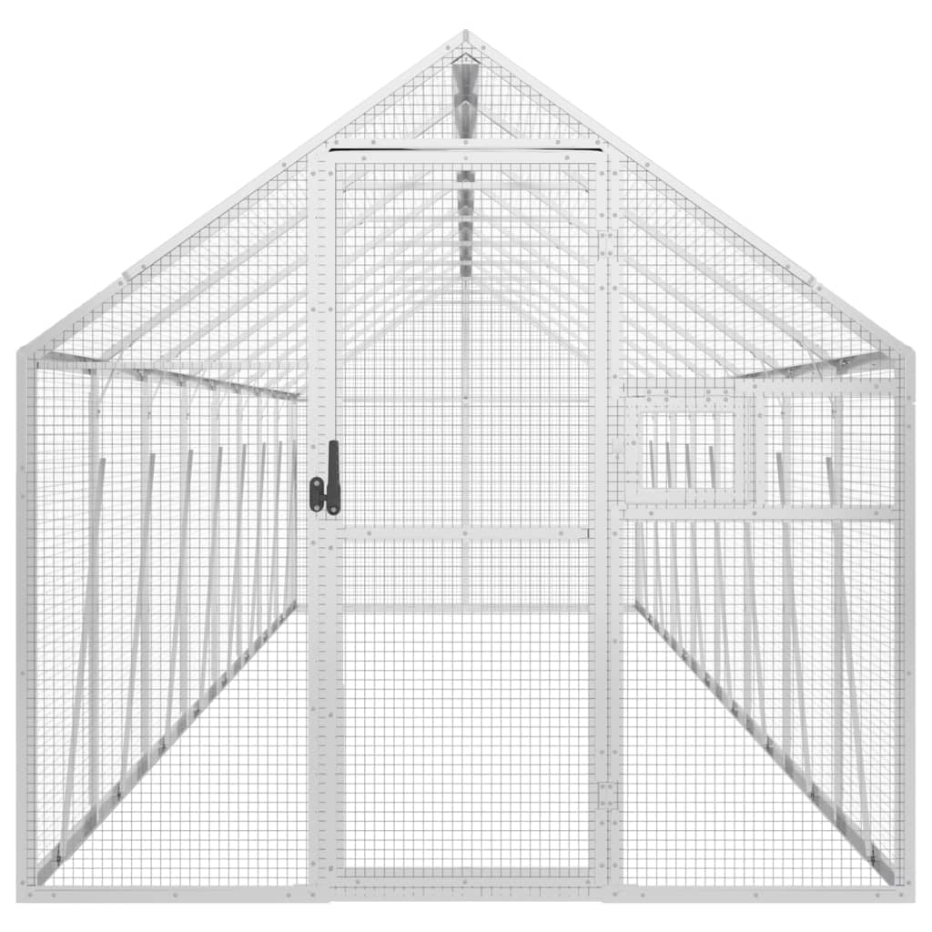 Voliere N 1,79X8X1,85 M Aluminium