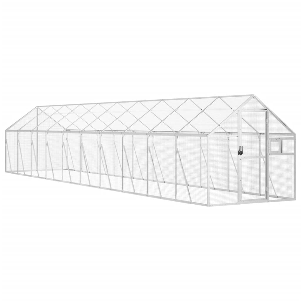 Voliere N 1,79X10X1,85 M Aluminium
