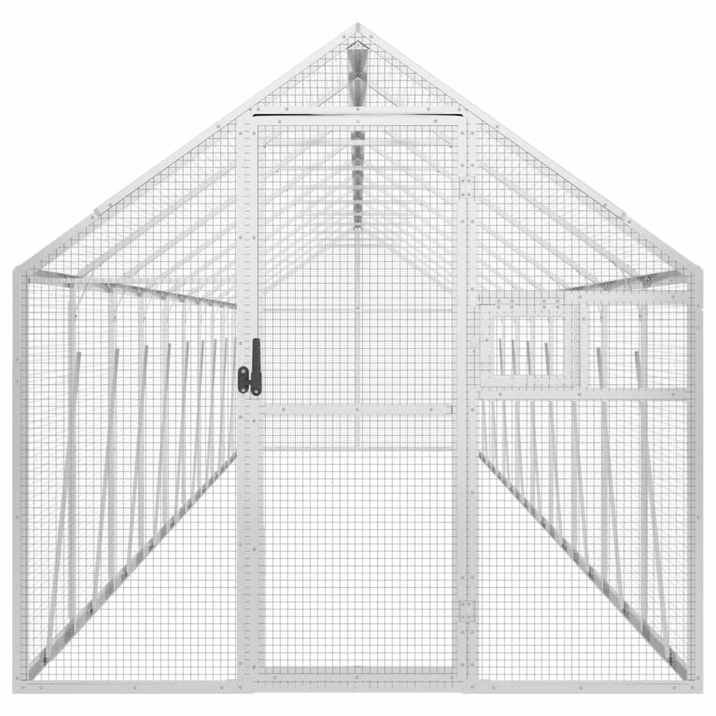 Voliere N 1,79X10X1,85 M Aluminium