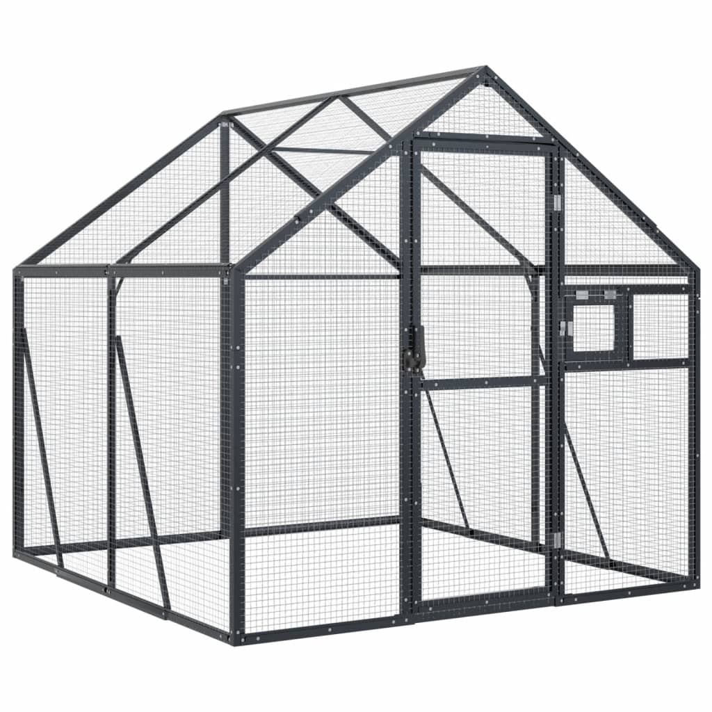 Voliere 1,79X2X1,85 M Aluminium