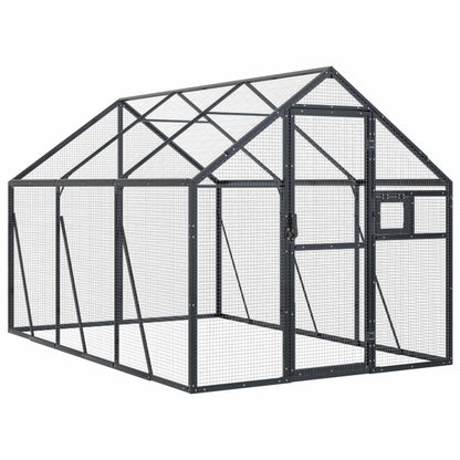 Voliere 1,79X3X1,85 M Aluminium