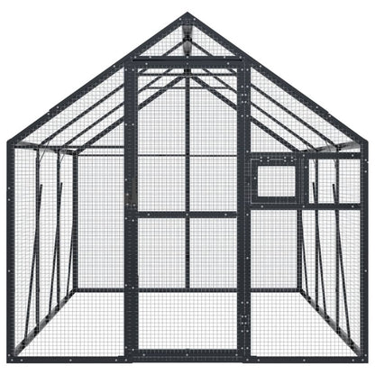 Voliere 1,79X3X1,85 M Aluminium