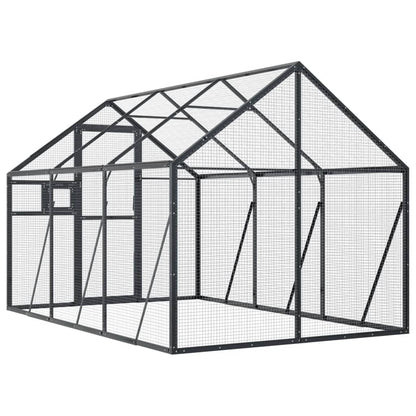 Voliere 1,79X3X1,85 M Aluminium