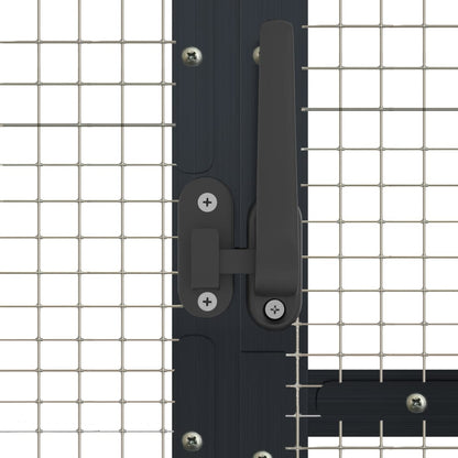 Voliere 1,79X3X1,85 M Aluminium
