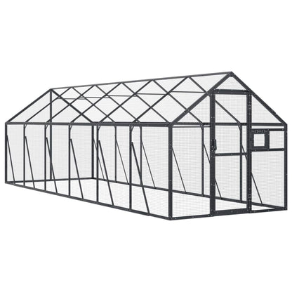 Voliere 1,79X6X1,85 M Aluminium