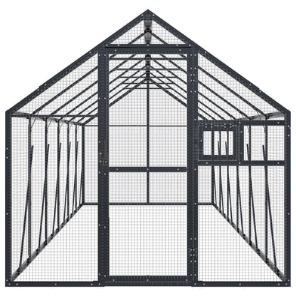 Voliere 1,79X6X1,85 M Aluminium